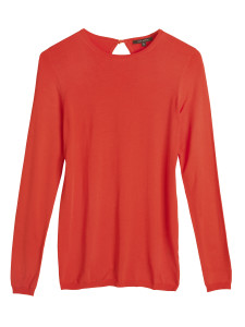 Pink Tartan Sweater Orange