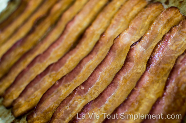 Bacon au four - cuit