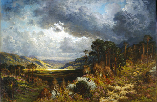 Souvenir de Loch Lomond, par Gustave Doré, 1875, huile sur toile