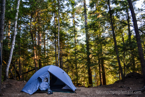 Camping - Camping et prêt-à-camper dans les parcs nationaux de la Sépaq | laivetoutsimplement.com #quebecoriginal